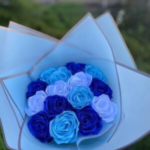 Blue Bliss Handmade Bouquet