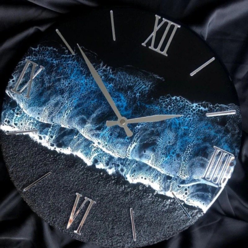 Aqua Flow Wall Clock